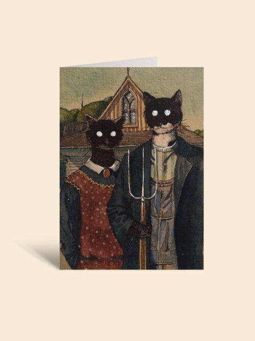 american gothics, cat edition