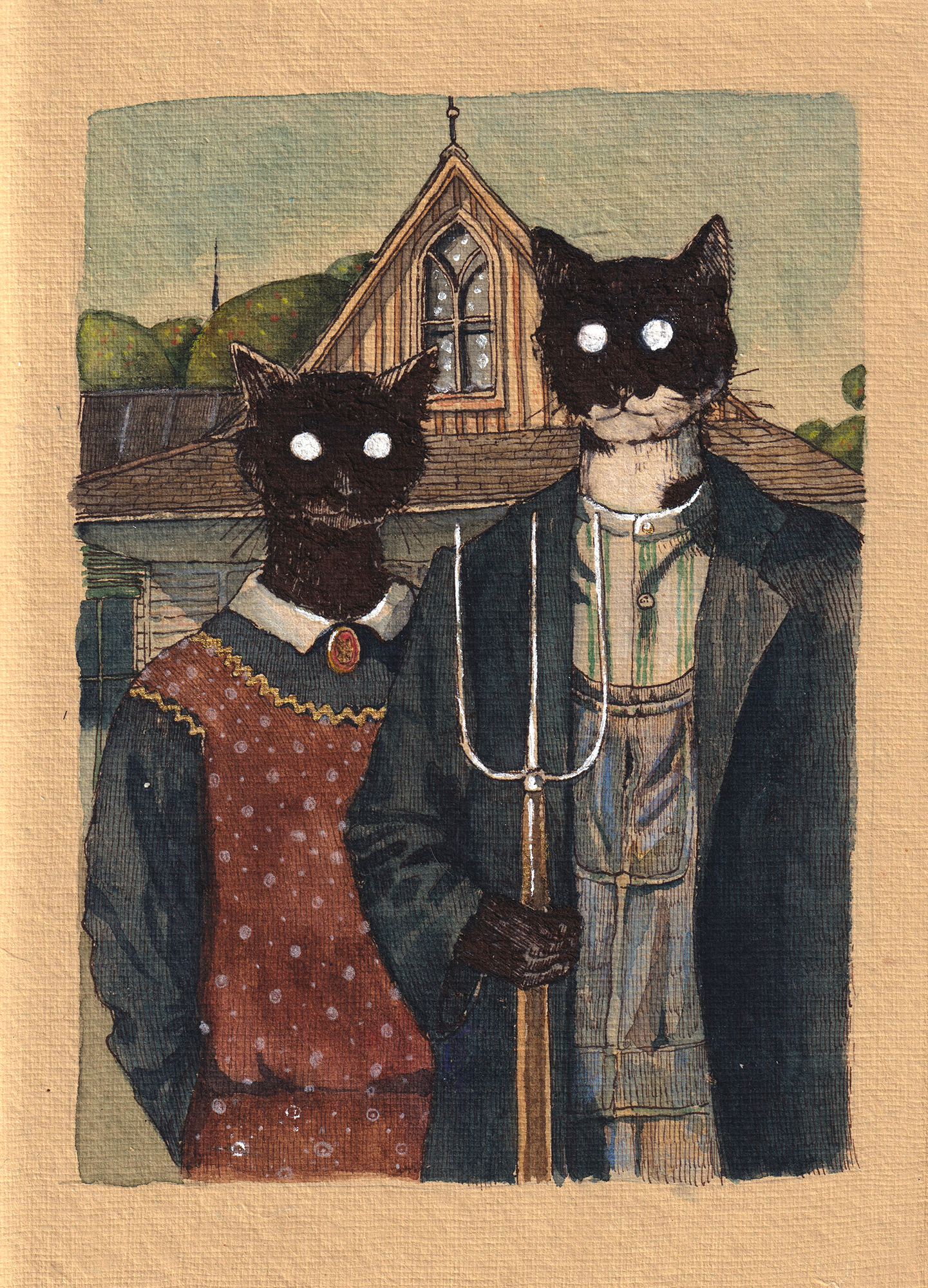 American Gothic, Cat Edition American Gothic, Cat Edition